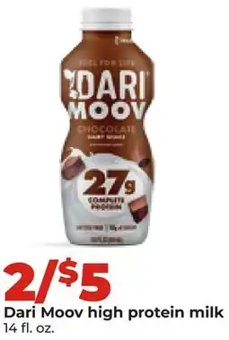Hy-Vee Dari Moov high protein milk offer