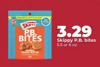 Hy-Vee Skippy P.B. bites offer