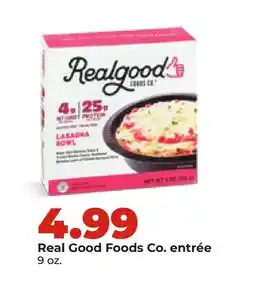 Hy-Vee Real Good Foods Co. entrΓ©e offer