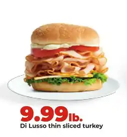 Hy-Vee Di Lusso thin sliced turkey offer