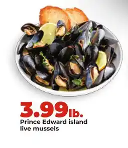 Hy-Vee Prince Edward island live mussels offer