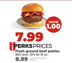 Hy-Vee Fresh ground beef patties offer