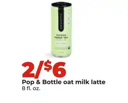 Hy-Vee Pop & Bottle oat milk latte offer