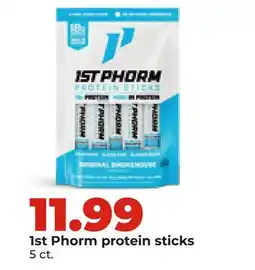 Hy-Vee 1st Phorm protein sticks offer