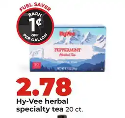 Hy-Vee Hy-Vee herbal specialty tea offer