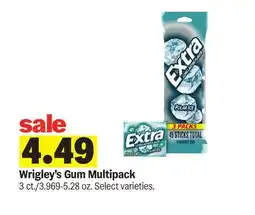 Meijer Wrigley's Gum Multipack offer