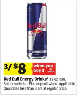 Meijer Red Bull Energy Drinks offer