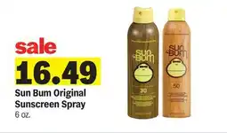 Meijer Sun Bum Original Sunscreen Spray offer