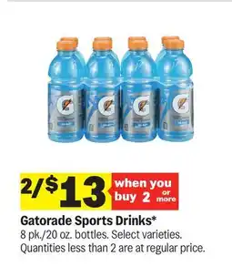 Meijer Gatorade Sports Drinks offer