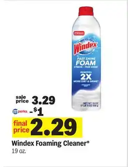 Meijer Windex Foaming Cleaner offer