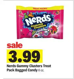 Meijer Nerds Gummy Clusters Treat Pack Bagged Candy offer