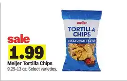 Meijer Meijer Tortilla Chips offer
