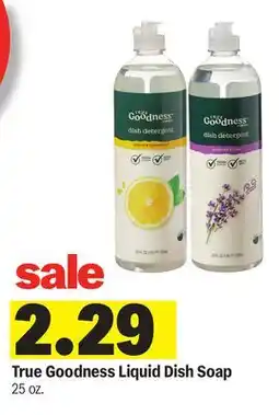 Meijer True Goodness Liquid Dish Soap offer