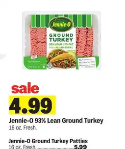 Meijer Jennie-O 93% Lean Ground Turkey offer
