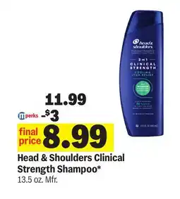 Meijer Head & Shoulders Clinical Strength Shampoo offer