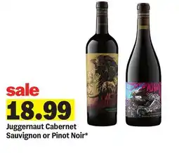 Meijer Juggernaut Cabernet Sauvignon or Pinot Noir offer