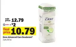 Meijer Dove Advanced Care Deodorant offer