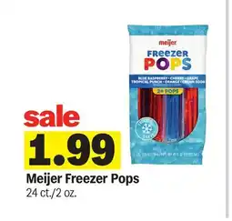 Meijer Meijer Freezer Pops offer