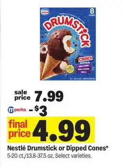 Meijer Nestlé Drumstick or Dipped Cones offer