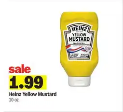 Meijer Heinz Yellow Mustard offer