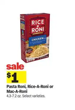 Meijer Pasta Roni, Rice-A-Roni or Mac-A-Roni offer
