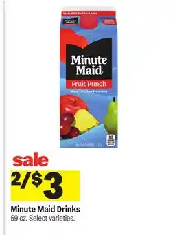 Meijer Minute Maid Drinks offer