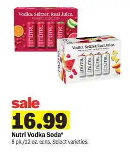 Meijer Nutrl Vodka Soda offer