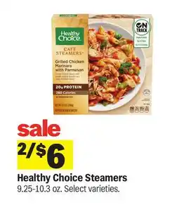Meijer Healthy Choice Steamers offer