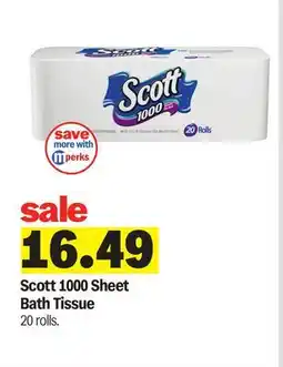 Meijer Scott 1000 Sheet Bath Tissue offer