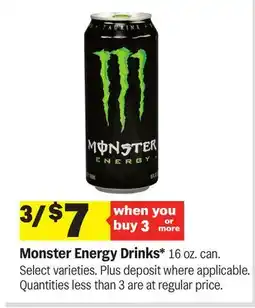 Meijer Monster Energy Drinks offer