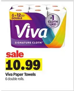 Meijer Viva Paper Towels offer