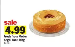 Meijer Fresh from Meijer Angel Food Ring offer