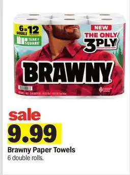 Meijer Brawny Paper Towels offer