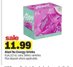 Meijer Alani Nu Energy Drinks offer