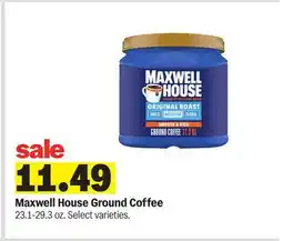 Meijer Maxwell House Ground Coffee offer