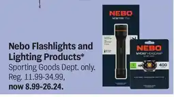 Meijer Nebo Flashlights and Lighting Products offer