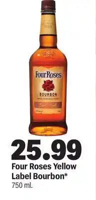 Meijer Four Roses Yellow Label Bourbon offer