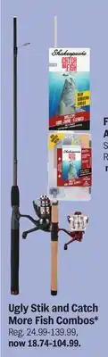 Meijer Ugly Stik and Catch More Fish Combos offer