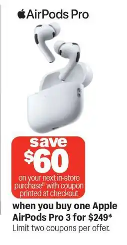 Meijer Apple AirPods Pro 3 offer