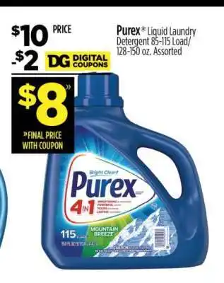 Dollar General Purex Liquid Laundry Detergent offer