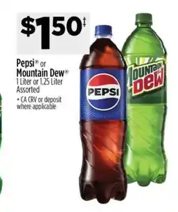 Dollar General Pepsi or Mountain Dew offer