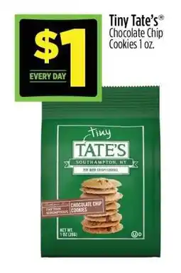 Dollar General Tiny Tate’s Chocolate Chip Cookies 1 oz offer