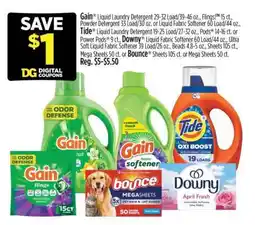 Dollar General Gain, Tide, Downy, Bounce offer
