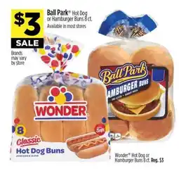 Dollar General Wonder Hot Dog or Hamburger Buns 8 ct offer
