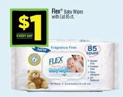 Dollar General Flex Baby Wipes offer