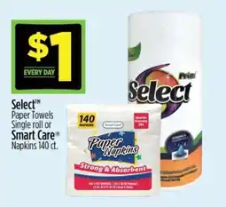 Dollar General Select Paper Towels offer