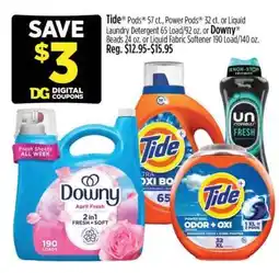 Dollar General Tide/Downy Products offer