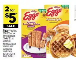 Dollar General Eggo waffles or French Toaster sticks offer