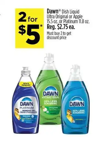 Dollar General Dawn Dish Liquid offer