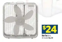 Dollar General Box Fan 20 in offer